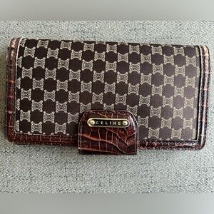 Celine | Bags | Celine Vintage Macadam Triomphe Logo Folding